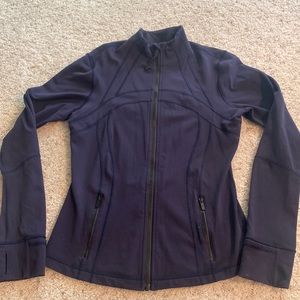 Lululemon navy blue zip up jacket 10